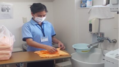 派遣スタッフ　ネパール人　Ｔさん　介護補助業務