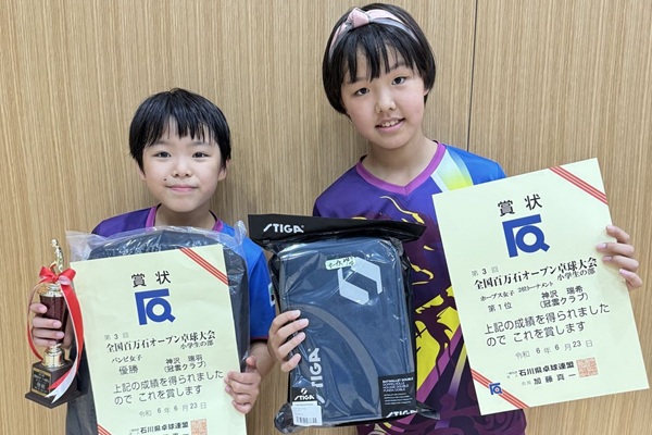 スポンサーシップ競技/神沢姉妹選手、東京都代表として全国大会出場決定！　
